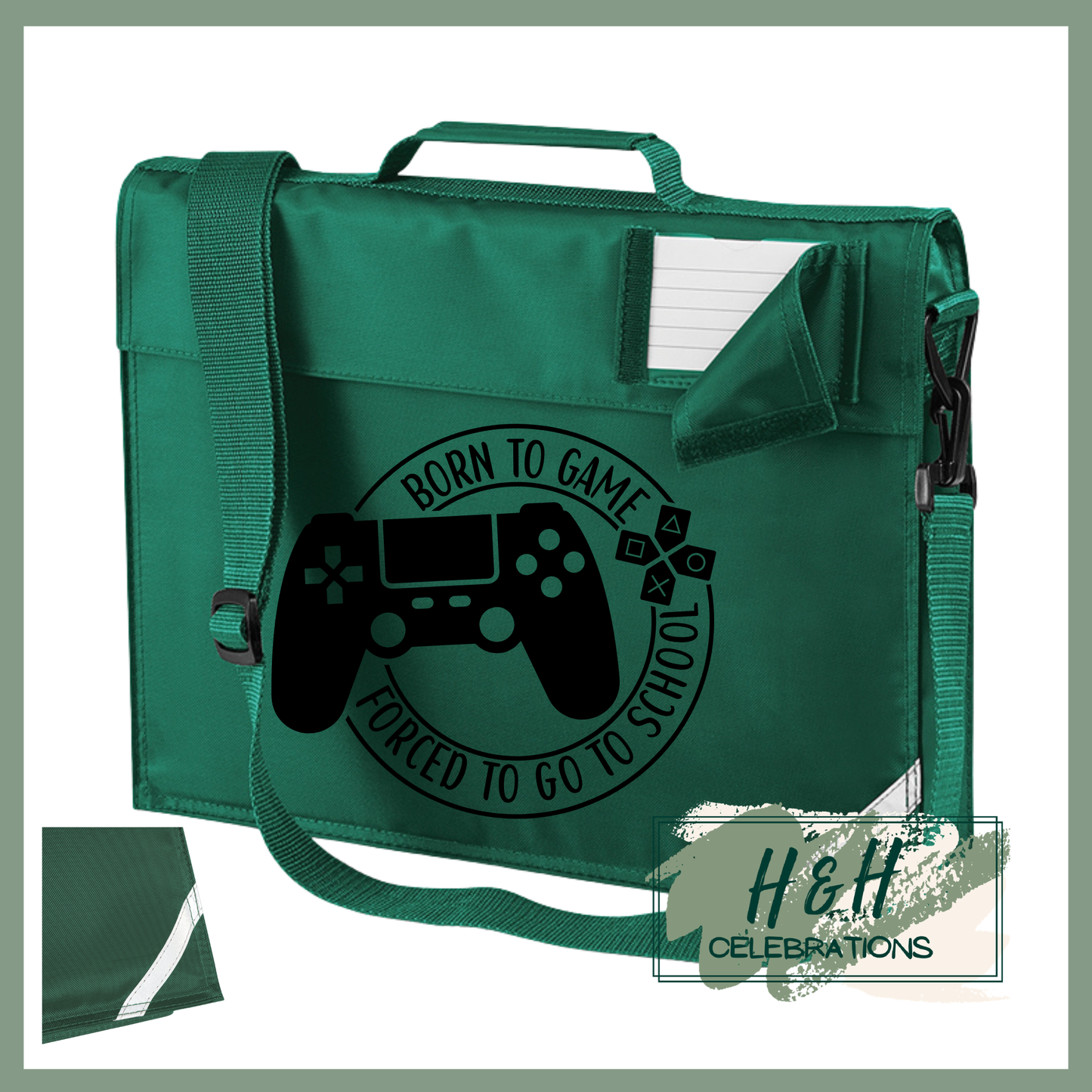 Back To School Book Bag With Strap
