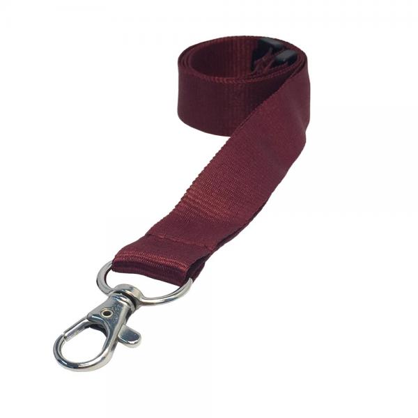 Rolling Oval Lanyard - Burgundy