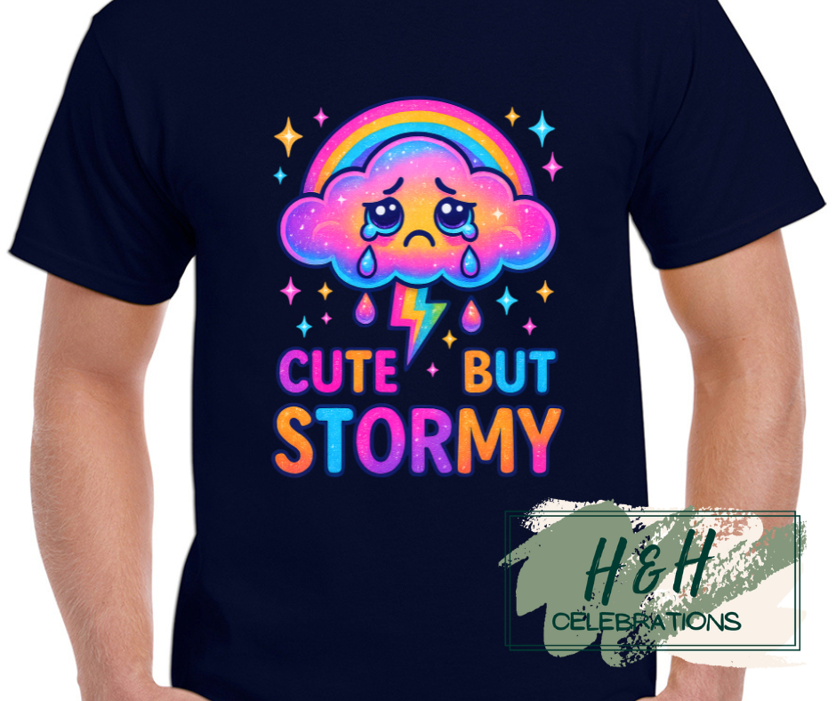 Womens Cute But Stormy T-Shirt - 13 Colours