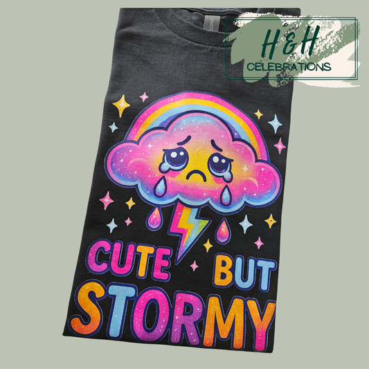 Womens Cute But Stormy T-Shirt - 13 Colours