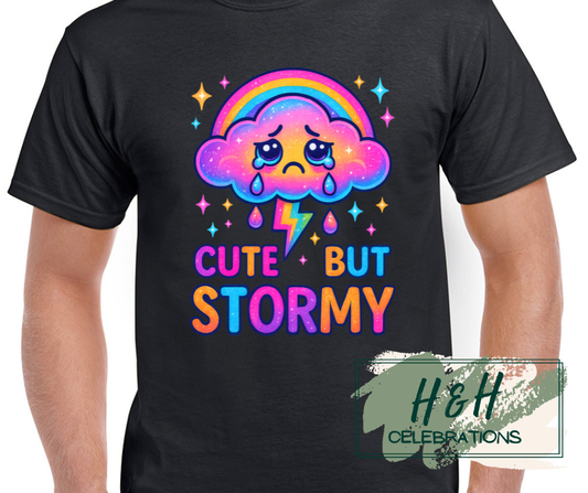 Womens Cute But Stormy T-Shirt - 13 Colours