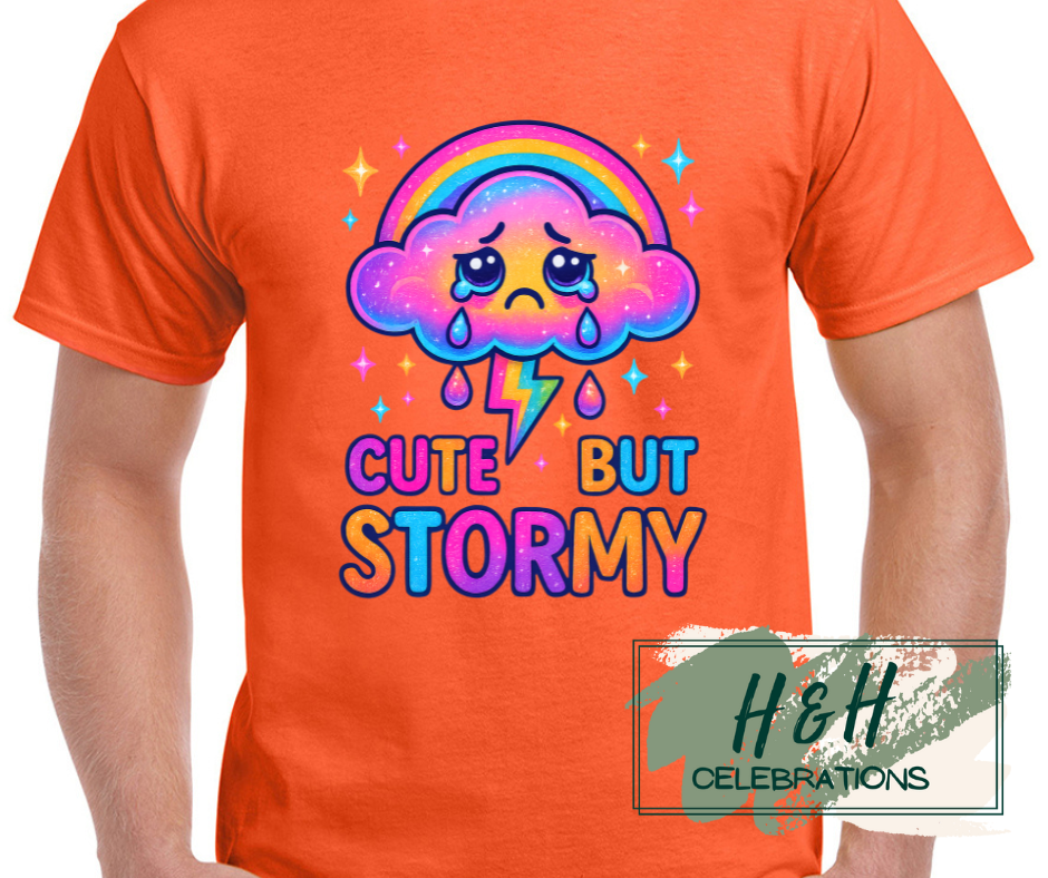 Womens Cute But Stormy T-Shirt - 13 Colours