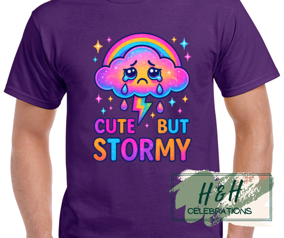 Womens Cute But Stormy T-Shirt - 13 Colours