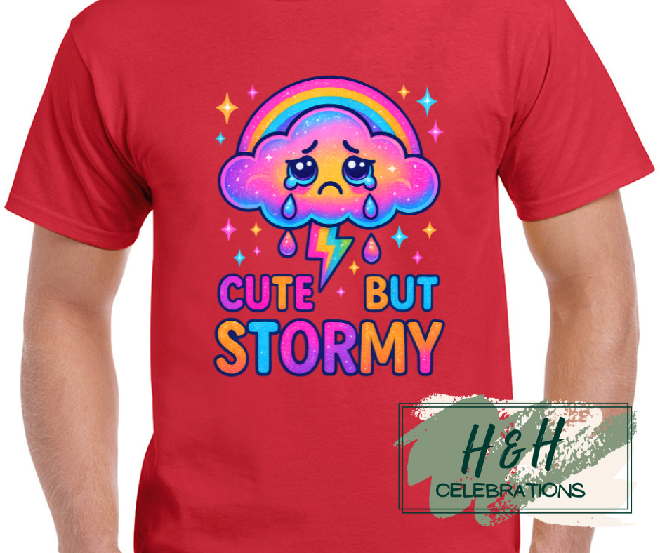 Womens Cute But Stormy T-Shirt - 13 Colours
