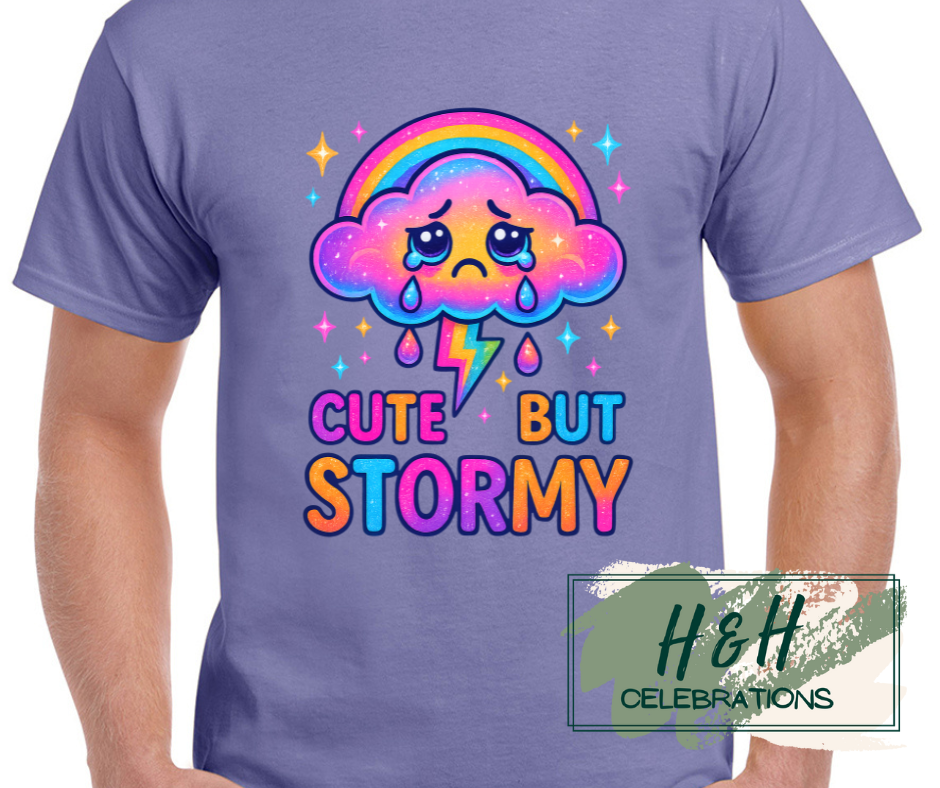 Womens Cute But Stormy T-Shirt - 13 Colours