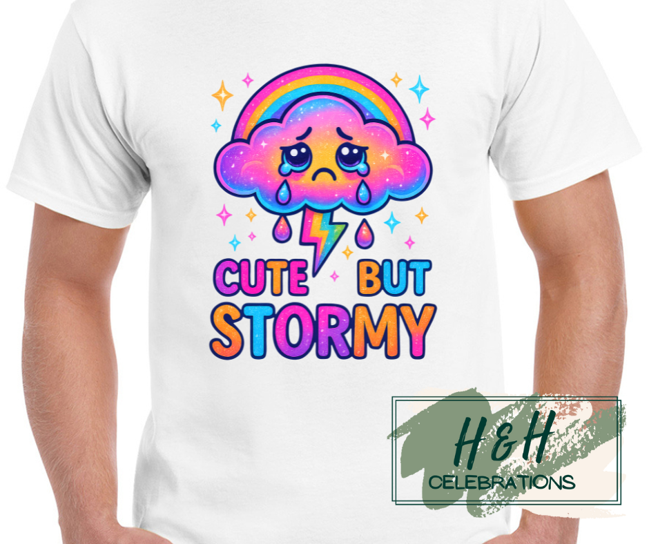 Womens Cute But Stormy T-Shirt - 13 Colours
