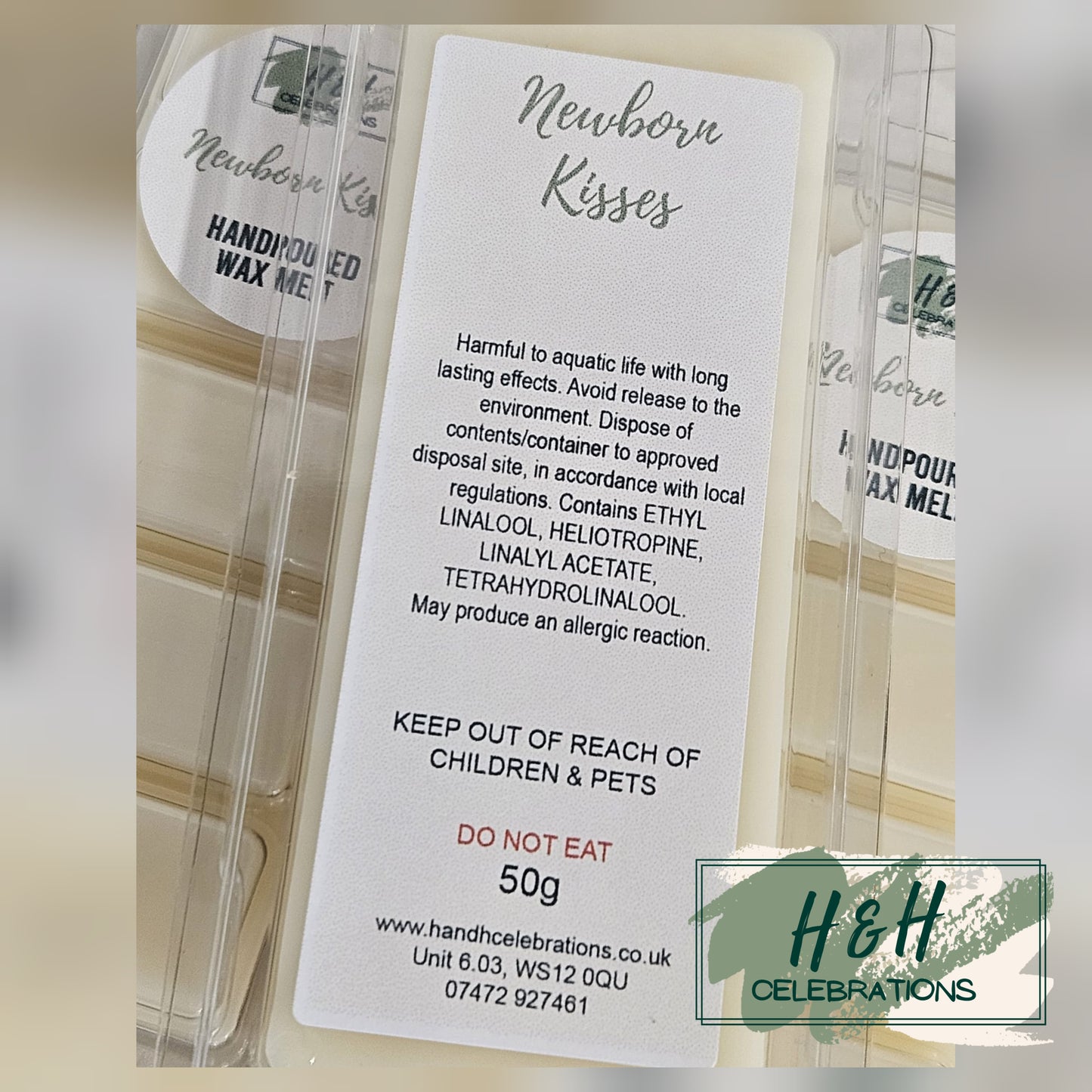 Newborn Kisses Wax Melt Snap Bar