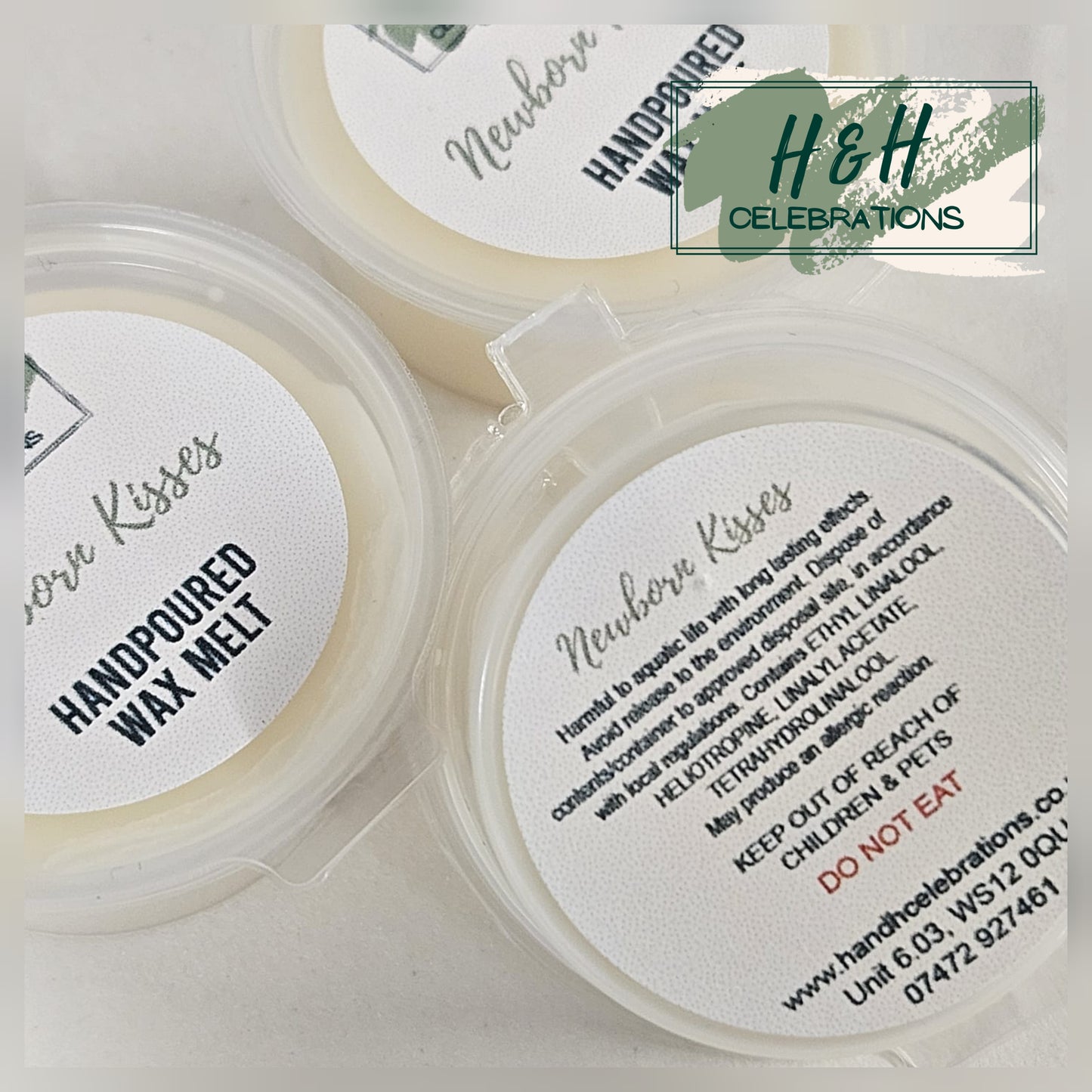 Newborn Kisses Wax Melt Shot Pot