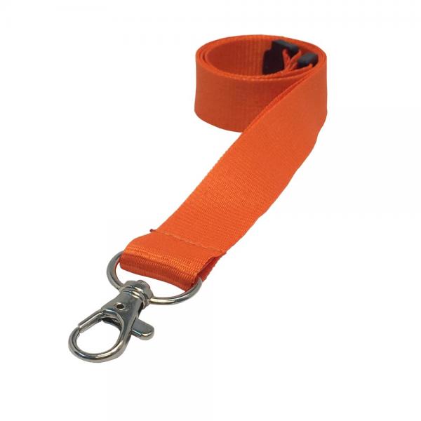 Rolling Oval Lanyard - Orange