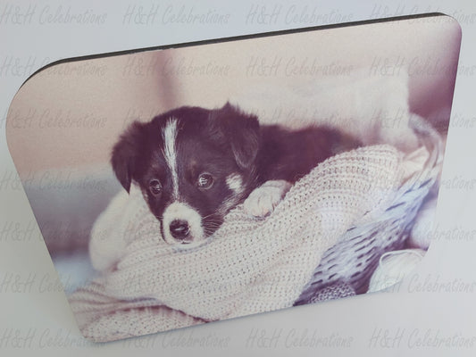 Personalised MDF Curved Rectangle Photo Panel