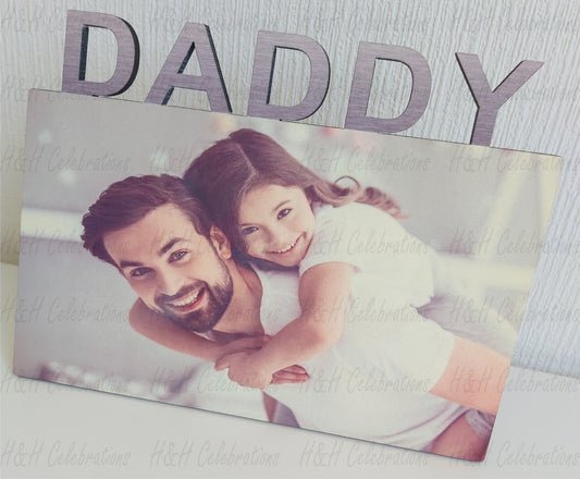 Personalised MDF Daddy Photo Panel