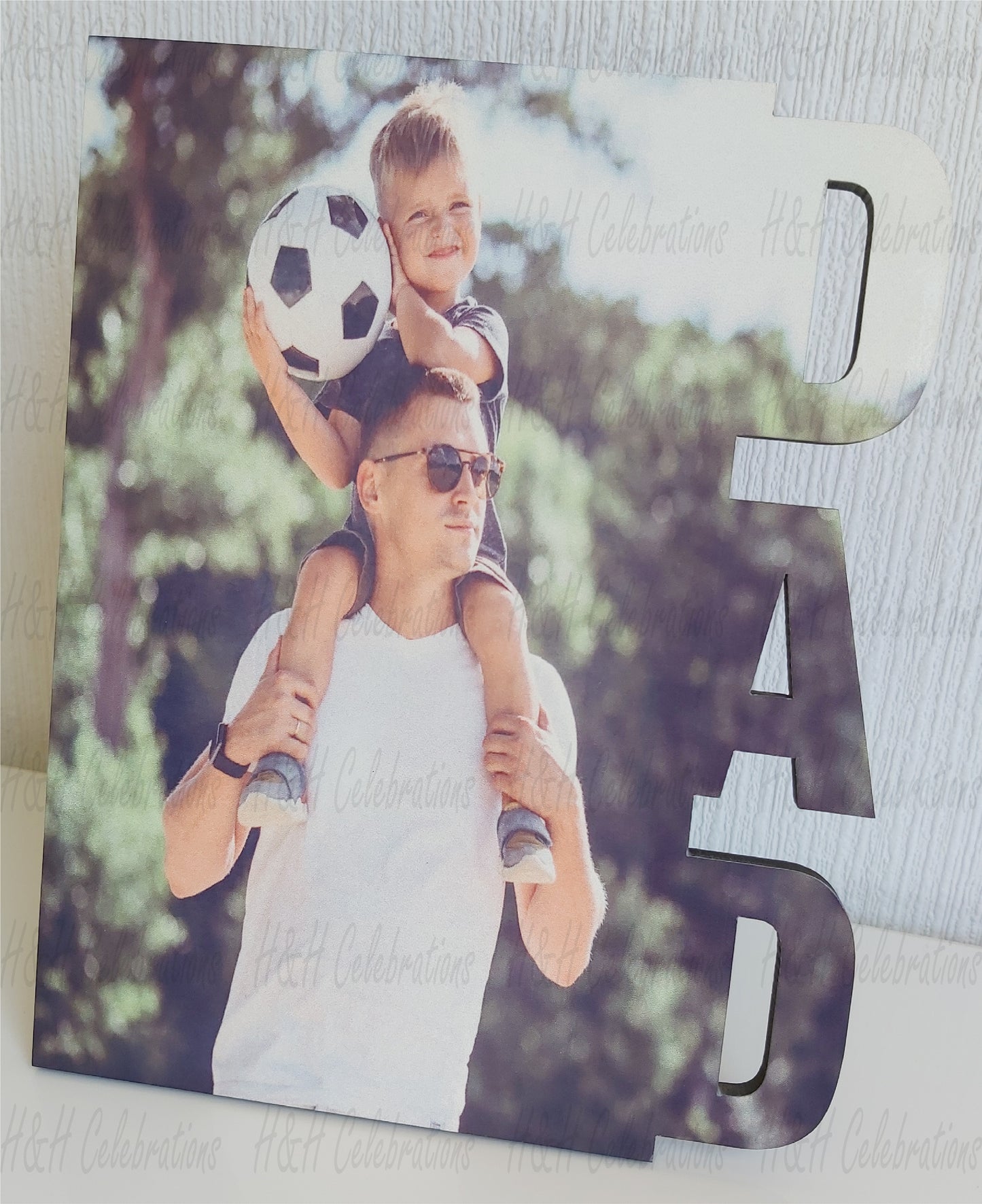 Personalised MDF Dad Photo Panel
