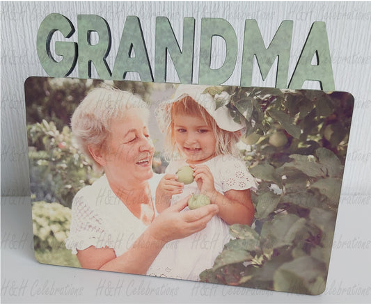 Personalised MDF Grandma Photo Panel