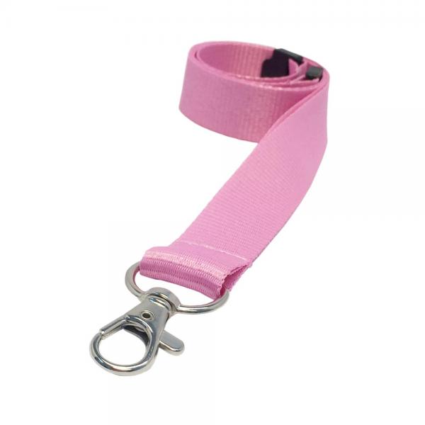 Rolling Oval Lanyard - Pink