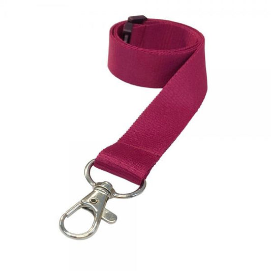 Rolling Oval Lanyard - Plum