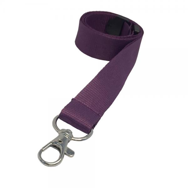 Rolling Oval Lanyard - Purple