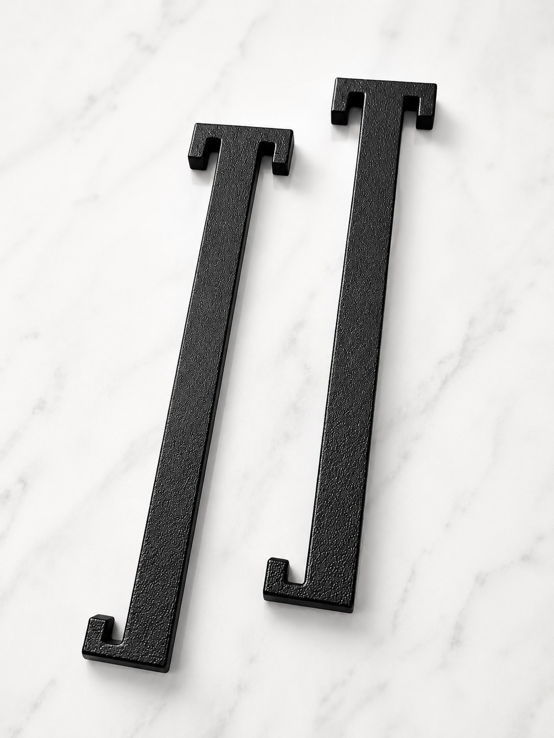 Black Plastic Car Show Number Plate Holder - Pack of 2