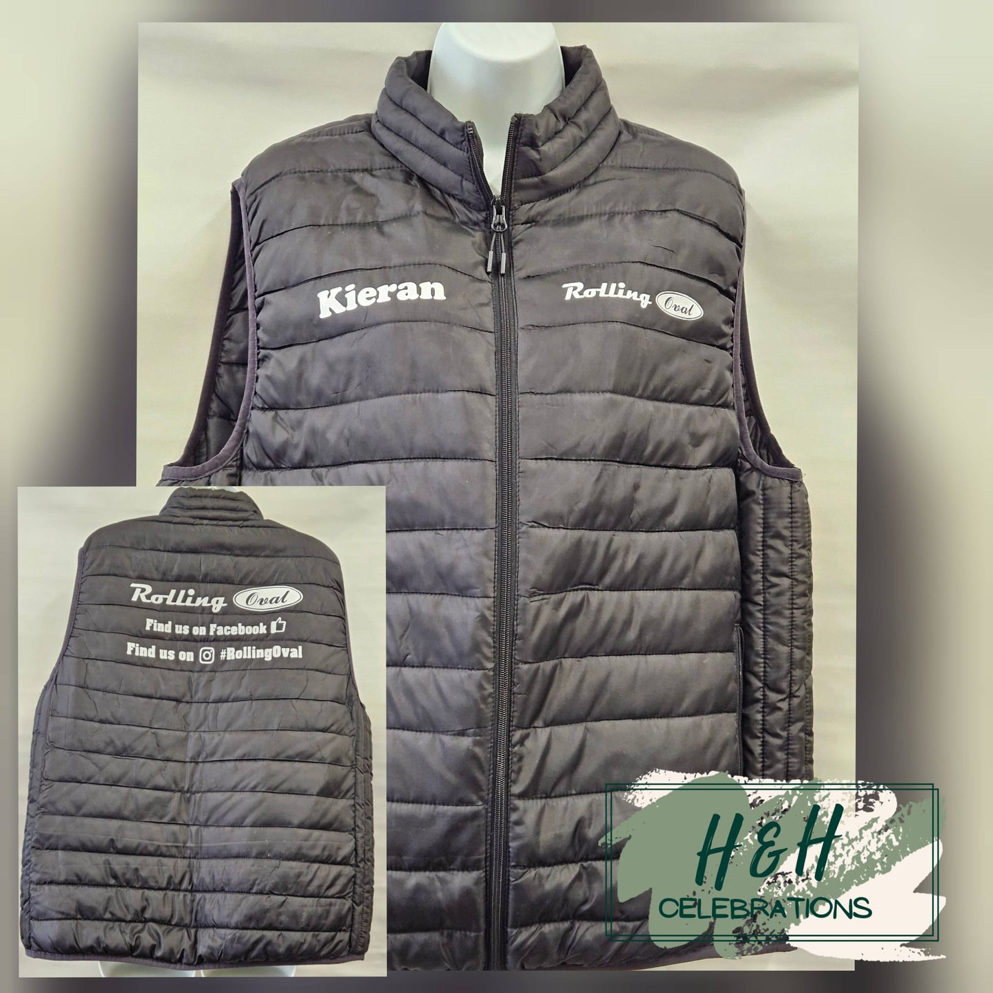 Rolling Oval Gilet For Men