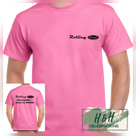 Rolling Oval T-Shirt For Kids - Azalea