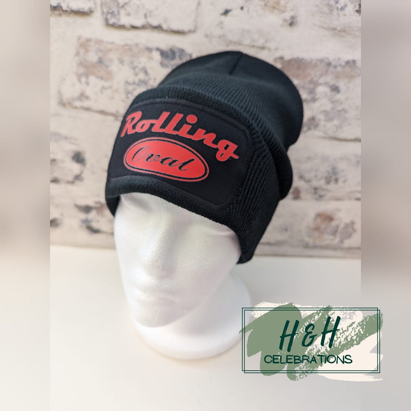 Rolling Oval Beanie Hat