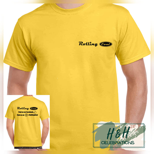 Rolling Oval T-Shirt For Kids - Daisy