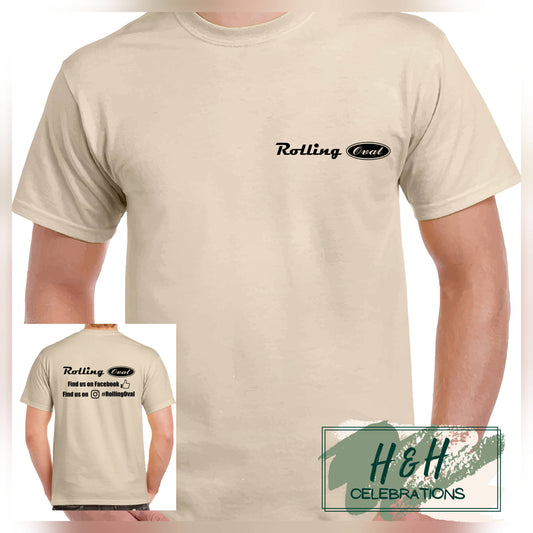 Rolling Oval T-Shirt For Kids - Sand