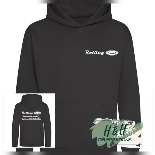 Rolling Oval Hoodie For Kids - Storm Grey