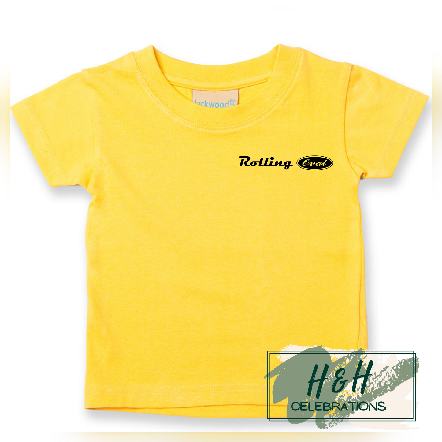 Rolling Oval T-Shirt For Babies - Sunflower