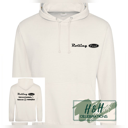 Rolling Oval Hoodie For Adults - Vanilla Milkshake
