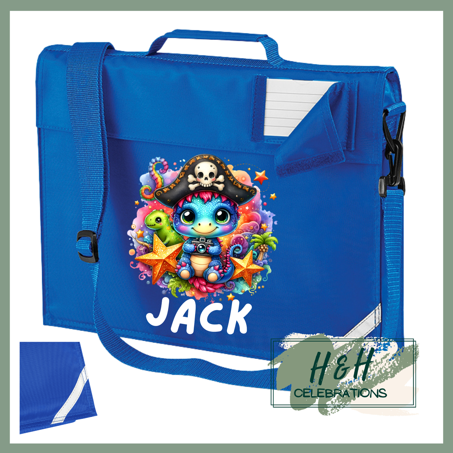 Back To School Book Bag With Strap