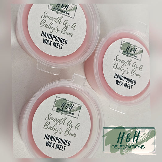 Smooth As A Baby's Bum Wax Melt Shot Pot